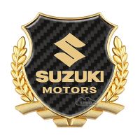 Style Car Logo Emblem Badge Chrome Sticker 3D Metal Carbon Fiber Car Body Door Rim Vip Stickers Decals Trunk Tag Decoration Auto Accessories For Suzuki Vitara Jimny Apv Sx4 Ertiga Samurai Palette Reno Ertiga Verona Esteem Hustler Liana Baleno Kei yang hui