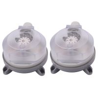 2Pcs Air Differential Pressure Switch 30-300Pa 1K-5Kpa Adjustable Micro- Pressure Air Switch