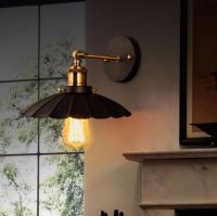 Loft American Iron black lampshade wall lamp vintage cage guard sconce loft lighting fixture modern indoor lighting wall lamps