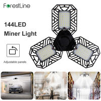 LED ไฟโรงรถ 60 วัตต์ E26/E27 หลอดไฟ LED เพดาน 3 ใบมีดพัดลมโคมไฟ deformable ชั้นใต้ดินแสงสำหรับโรงรถการประชุมเชิงปฏิบัติการอุตสาหกรรมลำคลังสินค้าฯลฯ (ไม่มีการเคลื่อนไหวเปิดใช้งาน)