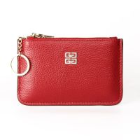 2023 New★ New leather coin purse European and American creative mini ultra-thin coin bag ladies zipper key storage bag wallet