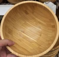 Salad bowl Bamboo fruit tray desktop storage box nuts desserts plates eco-friend natural bamboo bowls basins