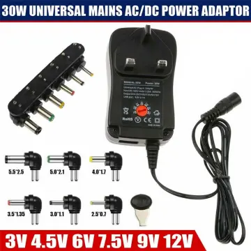 Power Supply 5V 1A, AC 100-240V to DC, Yetaida Max 5W Universal Wall Plug  Power Adapter 5.5 X 2.5mm DC Jack (DC 5V 1A 5W)