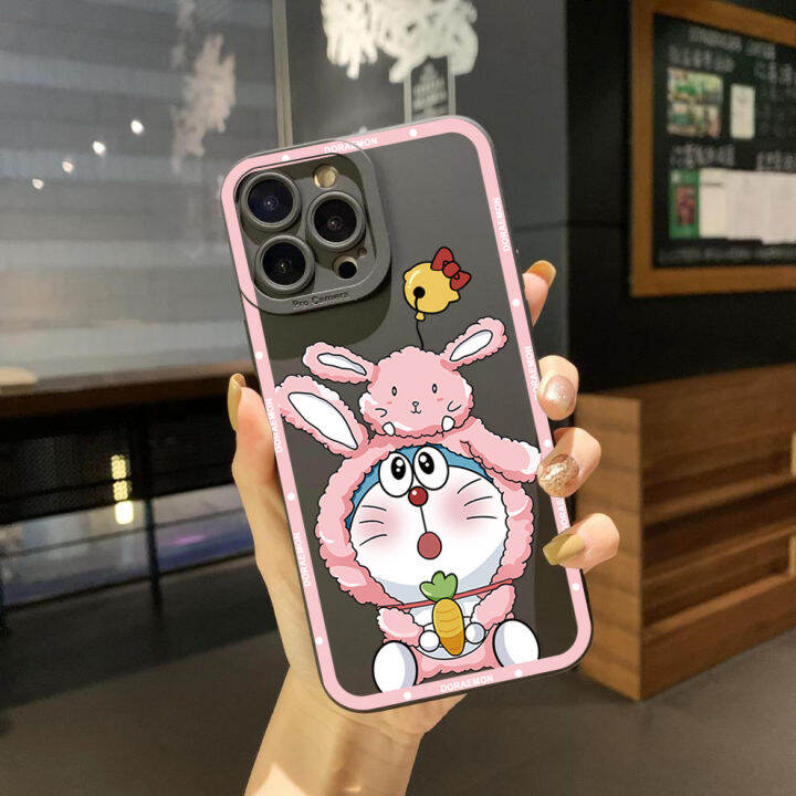 เคสสำหรับ-xiaomi-โทรศัพท์-m3-poco-m4-m5-x3-x4-x5โปร5g-c40-c55ชุดนอนการ์ตูนโดราเอมอนฝาครอบขอบสี่เหลี่ยมฝาครอบป้องกันเลนส์เต็ม