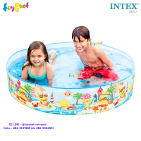 Intex ส่งฟรี สระขอบตั้ง เป็ดน้อย 4 ฟุต (1.22x0.25 ม.) รุ่น 58477