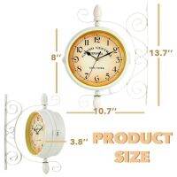 European-Style Double-Sided Wall Clock Creative Classic Clocks Wall Clocks Home Decor Hanging Double Side Hanging Clock