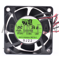 แบรนด์ใหม่เดิม SERVO TUDC24Z4 6cm 6025 60x60x25mm DC24V 1.8W อินเวอร์เตอร์พัดลมระบายความร้อนเงียบ