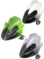 ☑สำหรับ Kawasaki ER6N ER-6N กระจกรถจักรยานยนต์กระจกบังลมกระจกบังลมกระจกหน้า2012 2013 2014 2016 2015