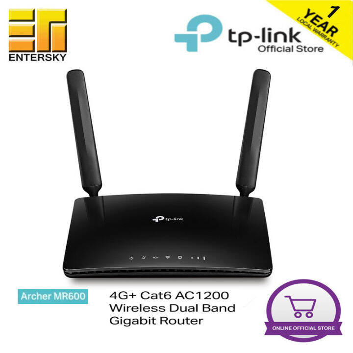 Tp-link Archer Mr600 4g+ Cat6 Ac1200 Wireless Dual Band Gigabit Router 