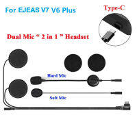 EJEAS ไมโครโฟนสำหรับ V6 Plus V7 Bluetooth Motorcycel Intercom ชุดหูฟัง Part Suit หมวกกันน็อคเต็มใบ/เปิดหน้า-Soneye