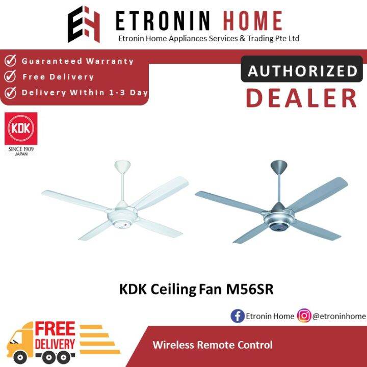 Bulky] KDK Ceiling Fan M56SR | Lazada Singapore