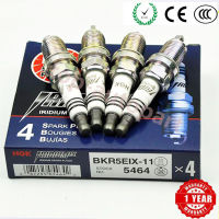 NGKแท้ 4 ชิ้น/ล็อตBKR5EIX-11 5464 3184 หัวเทียนอิริเดียมสำหรับToyotaสำหรับSuzuki Auto Part