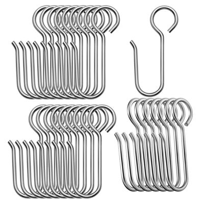 120 Pcs Metal Curtain Track Hooks S Shaped Small Curtain Hooks Steel Drape Wire Hooks for Ceiling Curtain Drapery Track