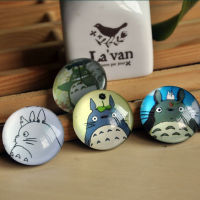 Totoro magnetic crystal glass refrigerator sticker message posted whiteboard buckle Kids Gift Free Shipping