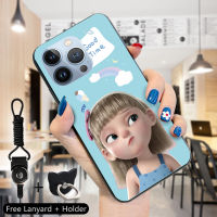 ม็อบเคสสำหรับ Apple ห้างสรรพสินค้า iPhone 15 Pro Max 15 15 Pro แหวนใส่นิ้วมีสายคล้องตัวการ์ตูนเด็กผู้หญิงน้อยน่ารักเด็กชายเด็กหญิงน่ารักแฟนตาซีหยิ่งเคสโทรศัพท์ป้องกัน TPU ซิลิโคนนิ่มกันกระแทกสำหรับเด็กผู้หญิง