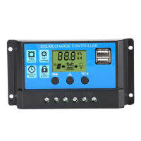 30A Solar Panel Controller LCD หน้าจออัตโนมัติจับคู่คอนโทรลเลอร์การปลดปล่อยระยะยาว PWM