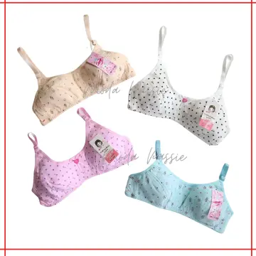 6Pcs Printed Baby Bra For Teens 9 to 14 years old Assorted Color