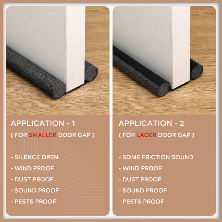 930mm Door Seal Foam for Bottom Door Gap, Acoustic Soundproof Door