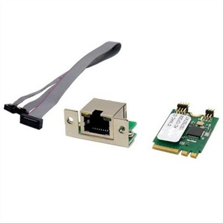 FVDGBDF M.2 A+E to RTL8111F RJ45 Single Port Network Terminal Card 10/100