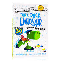 English original genuine can read primary stage series duck dinosaur snow surprise words are simple and easy to understand to improve childrens graded reading enlightenment picture book