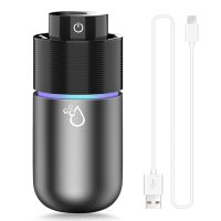 Usb Car Essential Oil Diffuser Air Freshener,Colorful Led Lights 200Ml Home Aromatherapy Humidifier,Intermittent Mode 7Hours For Office Travel Vehicle