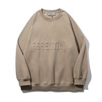 ☍✉❂ xxพร้อมส่งxx เสื้อกันหนาว คอกลม ลายนูน FEAR GOD ESSENTIALS สําหรับผู้ชาย ผู้หญิง