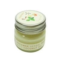 ยาหม่องขี้ผึ้ง Herbpiness ขนาด 20g. : สีขาว BEESWAX BALM WHITE