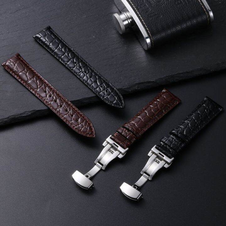 new-genuine-leather-cowhide-round-grain-stone-waterproof-bottom-crocodile-soft-and-unisex-comfortable-strap