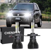 สำหรับ SUZUKI VITARA 1997-2000หลอดไฟคู่ด้านข้าง4 H4ไฟหน้ารถมอเตอร์ไซค์แบบ LED Bright 6000K สีขาวสูงต่ำ Beam อุปกรณ์เสริม