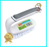 แปรงขัดอเนกประสงค์ ทรงเตารีด SCOTH-BRITE สีขาว/เทาIRON SHAPED MULTIPURPOSE BRUSH SCOTCH-BRITE WHITE/GREY **สินค้าแนะนำ**