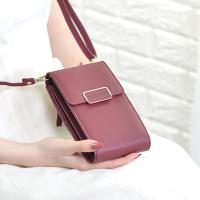 ยี่ห้อ Mini Crossbody ไหล่กระเป๋าผู้หญิงคุณภาพสูงโทรศัพท์มือถือกระเป๋าสุภาพสตรีกระเป๋าคลัทช์แฟชั่นหนัง Hasp กระเป๋าถือ Female