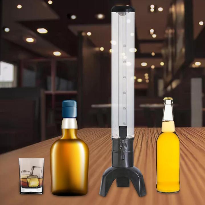 ตู้เบียร์-meriglare-ตู้ทำเบียร์แบบ-clear-tower-ความจุมาก3ลิตรเครื่องกดไวน์แบบอัตโนมัติ-เครื่องจ่ายเบียร์สำหรับเบียร์-มาร์การิต้า-เครื่องดื่ม