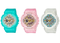 Casio Baby-G นาฬิกาข้อมือผู้หญิง สายเรซิ่น รุ่น BA-110,BA-110SC (BA-110SC-2A,BA-110SC-4A,BA-110SC-7A)