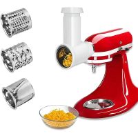 R Cheese Slicer Shredder Attachment For Kitchenaid Stand Mixer,Replace Kitchenaid Shredder Essories With 3 Blades