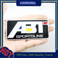 XSD 1 X อะลูมิเนียม ABT SPORTSLINE รถสปอร์ตสติกเกอร์รูปลอกตกแต่งรถยนต์ประสิทธิภาพ ABT ตรารถยนต์