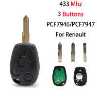 SUOYOUSHI PCF79467947 Chip 434Mhz 2B Car Remote Key for Renault Megan Modus Clio III Modus Kangoo Logan Sandero Duster Car Key