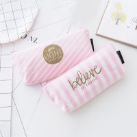 1 Pcs Kawaii Pu Pencil Case Pink Gift Estuches School Pencil Box Pencilcase Pencil Bag School Supplies Stationery