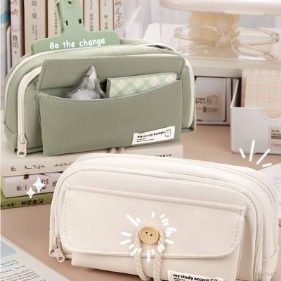 4-layer pencil case large capacity pencil case stationery case student Simplicity stationery bag multifunctional
