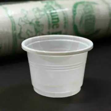 White Plastic Cup, 3.5 oz, 50 pcs