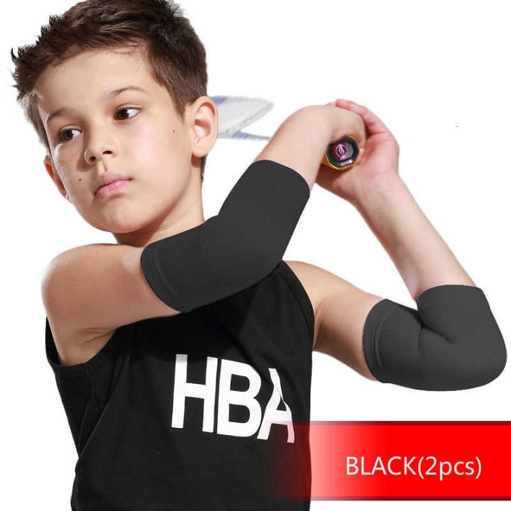 1pair-kids-elbow-pads-guard-dancing-volleyball-tennis-fitness-children-arm-sleeve