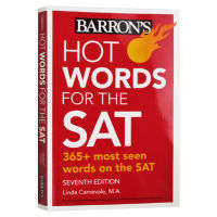Barang SAT คำศัพท์ความถี่สูง 7 ฉบับภาษาอังกฤษต้นฉบับ Barron Hot Words สำหรับ SAT
