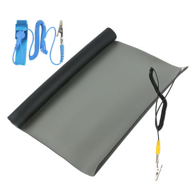700*500*2.0mm Anti-Static Mat+Ground Wire+ESD Wrist For Mobile Computer Repair Antistatic Blanket,ESD Mat