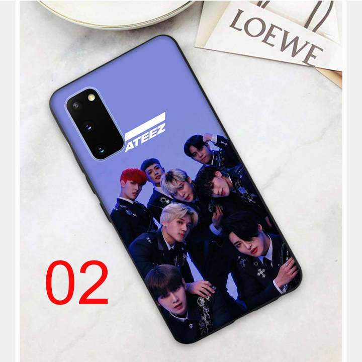 ateez-อ่อนนุ่ม-ซิลิโคน-เคสโทรศัพท์-หรับ-xiaomi-redmi-note-9-8-10a-9c-8a-9s-7-9t-6a-7a-9a-8t-prime-pro-nfc-power-max-black-ปก