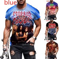 Streetwear แฟชั่น ROCK morbid Angel ผู้ชายผู้หญิง2021ใหม่แฟชั่น3D พิมพ์เสื้อยืด Cool Casual TEE เสื้อ