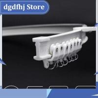 Dgdfhj Shop 3M 6M 8M Flexible Ceiling Mounted Curtain Track Rail Straight Slide Windows Balcony Plastic Bendable Home Accessories