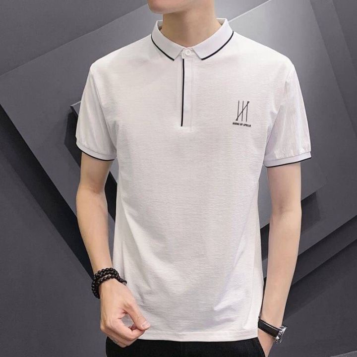 เสื้อโปโลสีพื้น-เสื้อโปโล-สำหรับผู้ชาย-men-polo-shirt