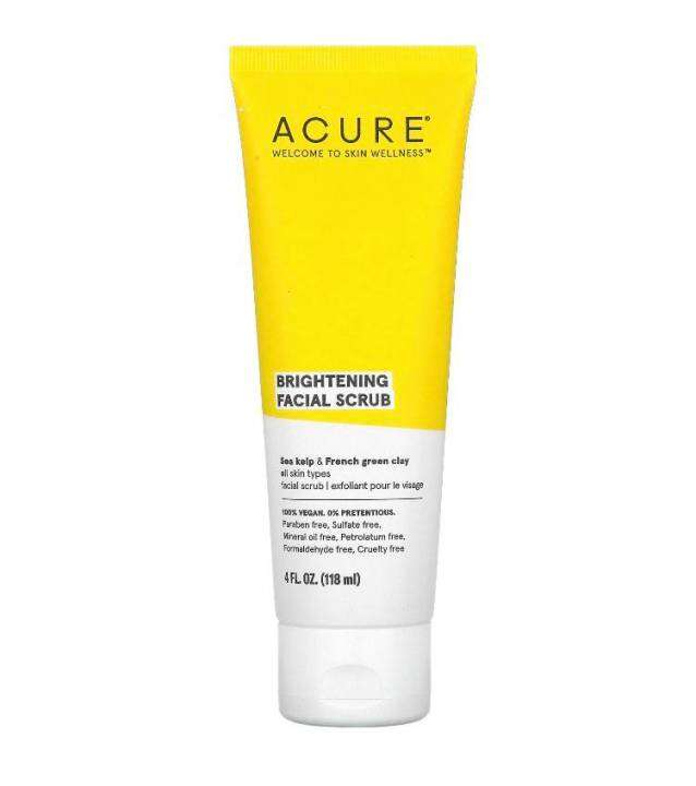 Acure, Brightening Facial Scrub, 4 fl oz (118 ml) | Lazada PH