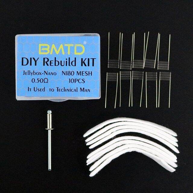 Diy Rebuild Kit For Pnp Vm4 Vm6 Ni80 Mesh Vinci Vm1 0.3ohm Coil