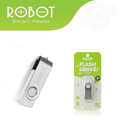 🌟ห้ามพลาด! ROBOT RF108 แฟลชไดร์ฟ Flash Drive 8GB Wow สุด แฟลชไดร์ฟไอโฟน