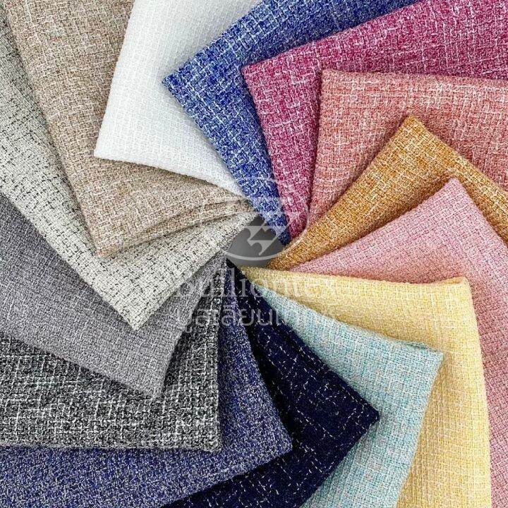 ผ้าทวีด-tweed-ผ้าชาแนล-ผ้าทอลายสีขัดกัน-สวย-ดูดี-ลุคลูกคุณมาก-ขนาด-1-หลา-พร้อมส่ง